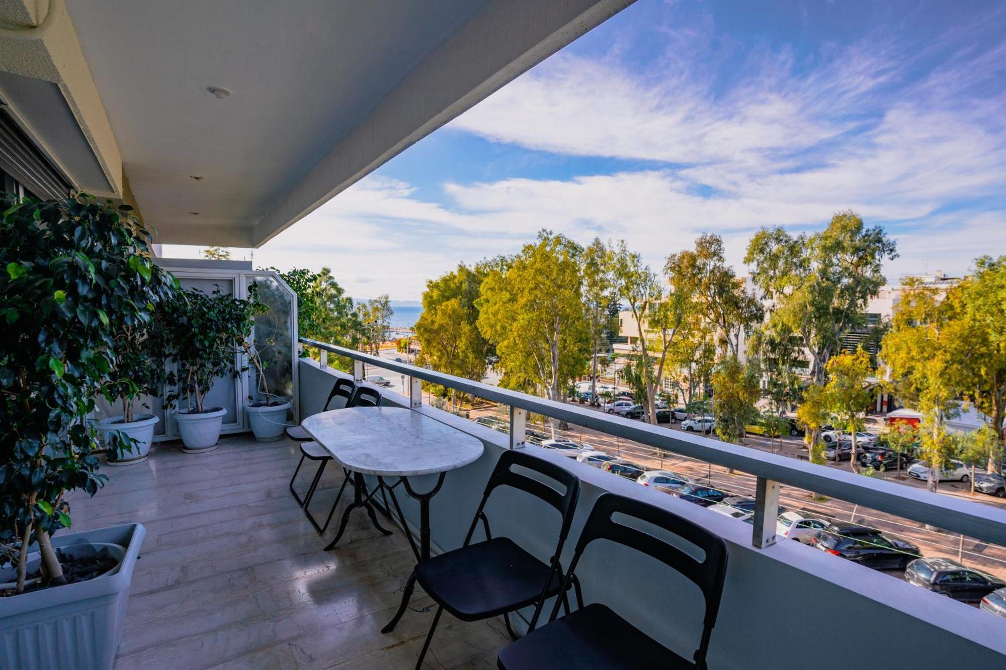 דירות אתונה Glyfada Center Sea View Apt מראה חיצוני תמונה